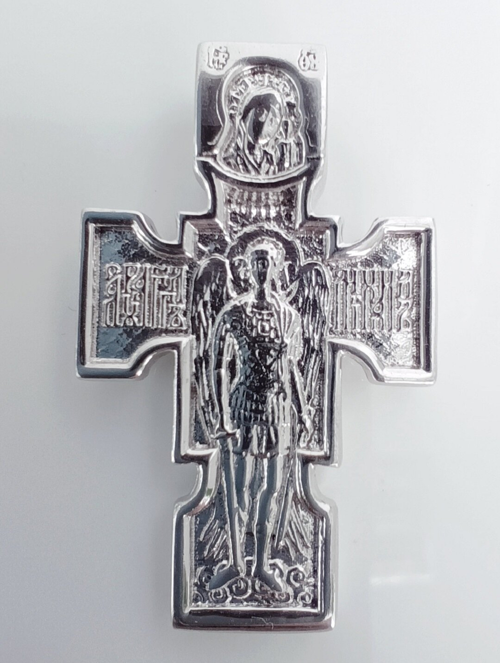 Ювелирный крест "Эстерелла", родированное серебро, 925 проба/Ф