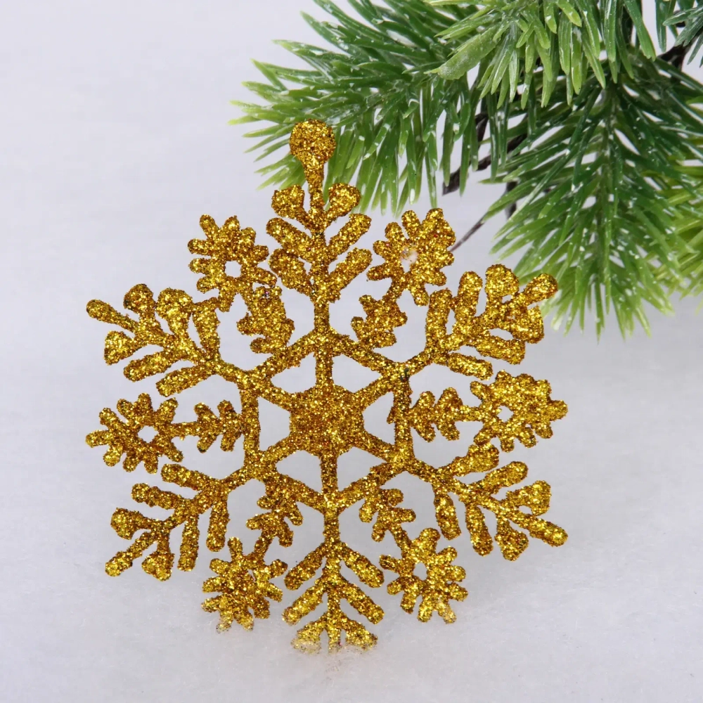 Набор ёлочных украшений «Wish» 6 см + 4 см (53 предмета), Золото