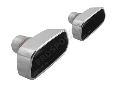 Насадка на глушитель (левая сторона + правая) длина 197мм посадочный диаметр 58мм