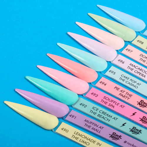 RockNail Гель-лак Candy Bar 498 Pudding At The Pool, 10 мл