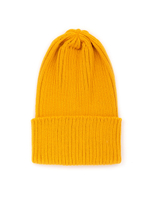 Шапка вязаная-резинка весенняя/осенняя КЭП(Горчица)