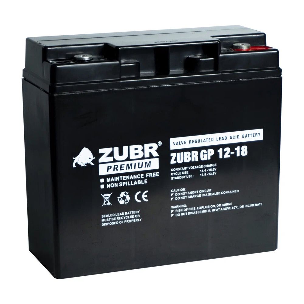 Аккумулятор ZUBR GP12-18