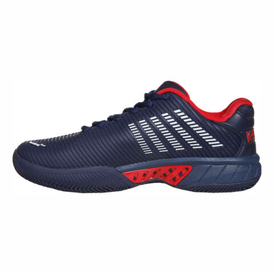 Мужские теннисные кроссовки K-Swiss Hypercourt Express 2 Clay Court Shoe Men - Dark Blue, Red