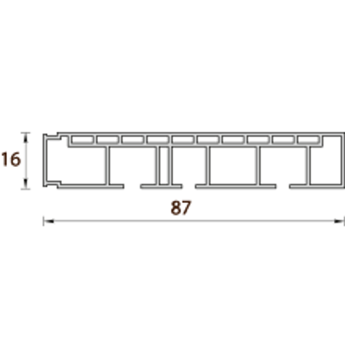 Карниз потолочный для штор Идеал белый