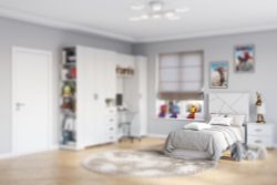 Кровать 900 МС "Сандра"(Белый лофт