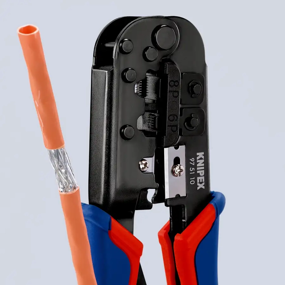 Инструмент для опрессовки штекеров типа Western 190 мм Knipex 97 51 10
