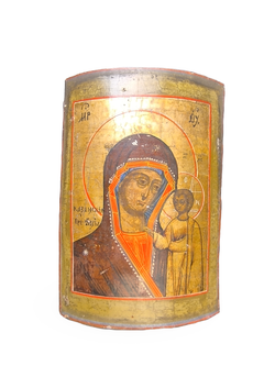 Антикварная икона " Казанской Богоматери"