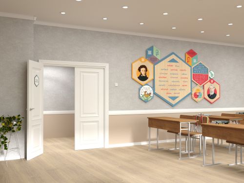 «Стендум - Русский язык, Литература» - набор информационно-методических панелей (9 шт.)