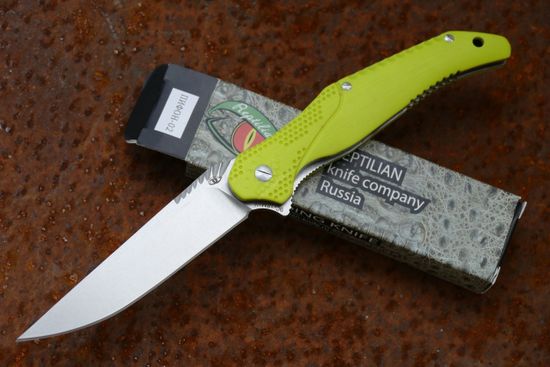Складной нож Reptilian Пифон-02 c клинком из стали 9Cr18MoV, рукоять G10