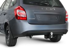 Фаркоп под квадрат c электрикой Smart для Lada Granta Cross (Лада Гранта Кросс) универсал 2018-н.в., шар E, 900/75 кг, F.6017.007