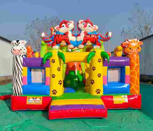 Коммерческий надувной батут «Тигриная страна 5», 9*5*5 м
