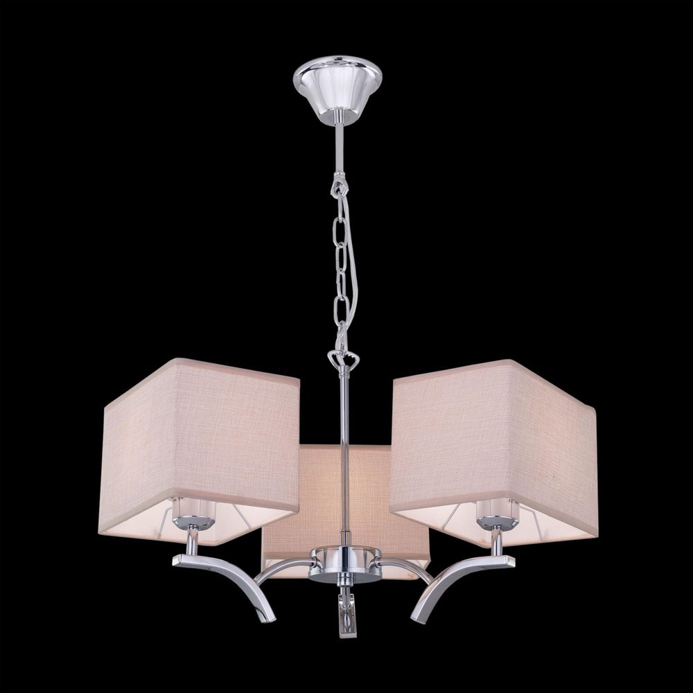 Citilux Эвора Квадро CL460231 Люстра с бежевыми абажурами