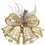 Украшение новогоднее «Сказочные переливы» 19*14 см, Золото