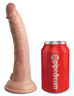 Телесный фаллоимитатор 7  Silicone Dual Density Cock - 21 см.