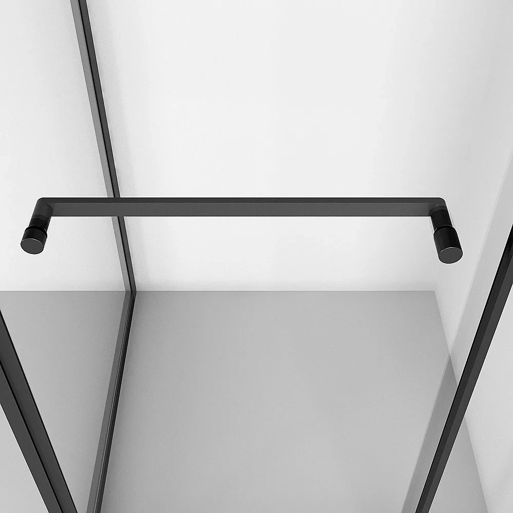 Душевой уголок Niagara Nova NG-6835-34BLACK 100х100 стекло прозрачное/профиль черный матовый