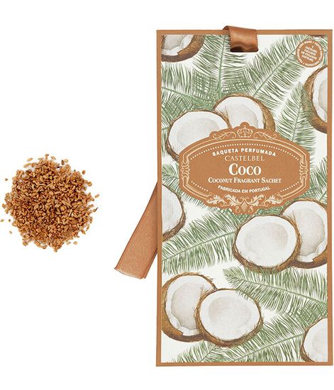 Кокос, арома саше Coconut, Castelbel Porto