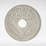 France, 10 Centimes 1942 - Vichy French State, VF