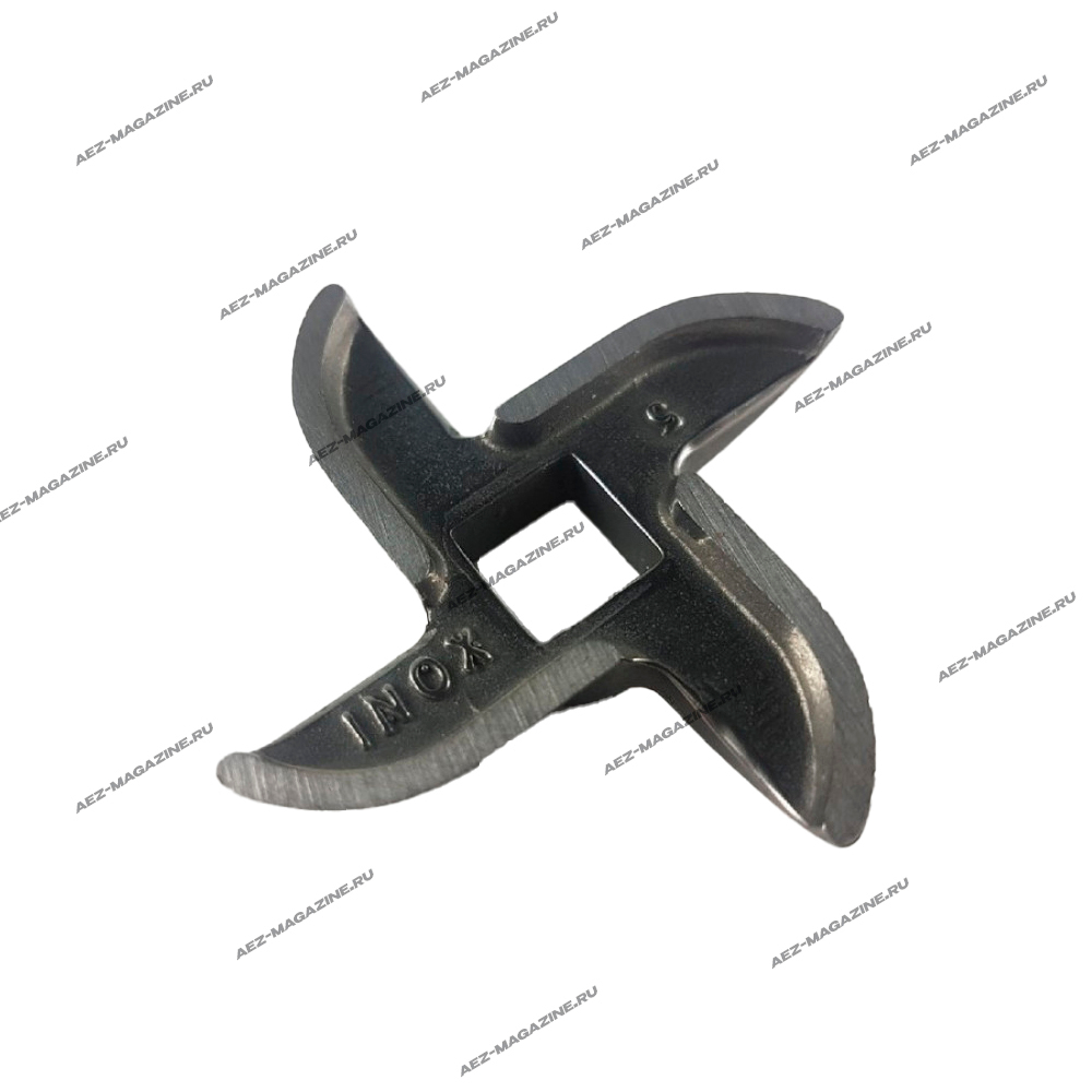 Нож для мясорубок Китай, посадка 9,4х9,4мм, D-46,5мм, толщина 8,5мм