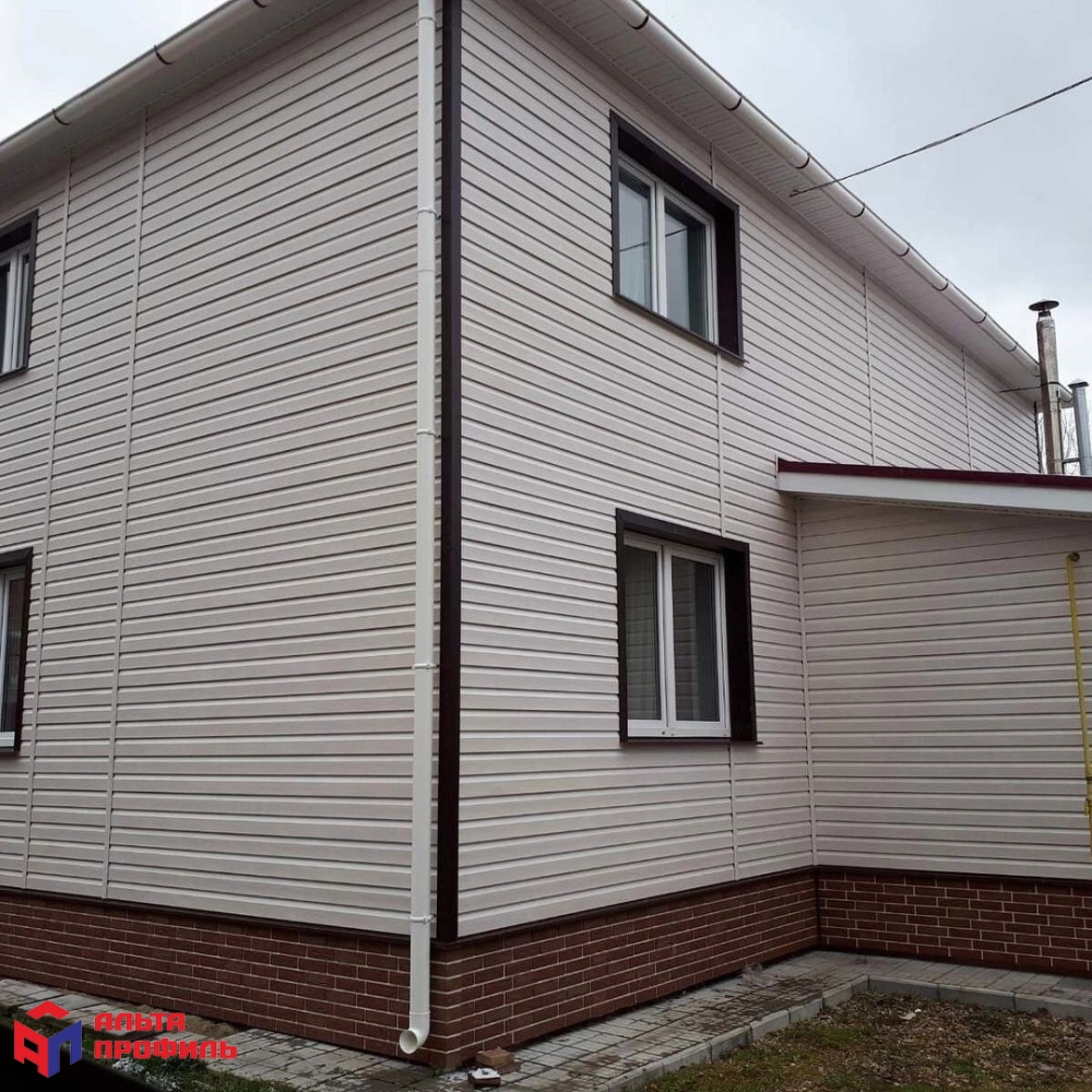 Сайдинг виниловый Альта-Профиль Корабельный брус Канада+ Люкс Ясень 3000х230 мм