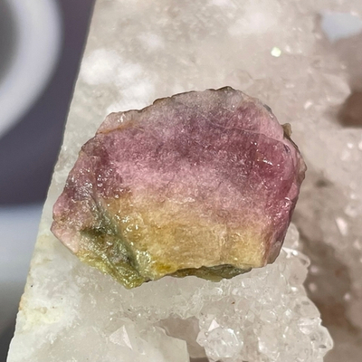 33752 Турмалин Арбузный необработанный 21,1мм