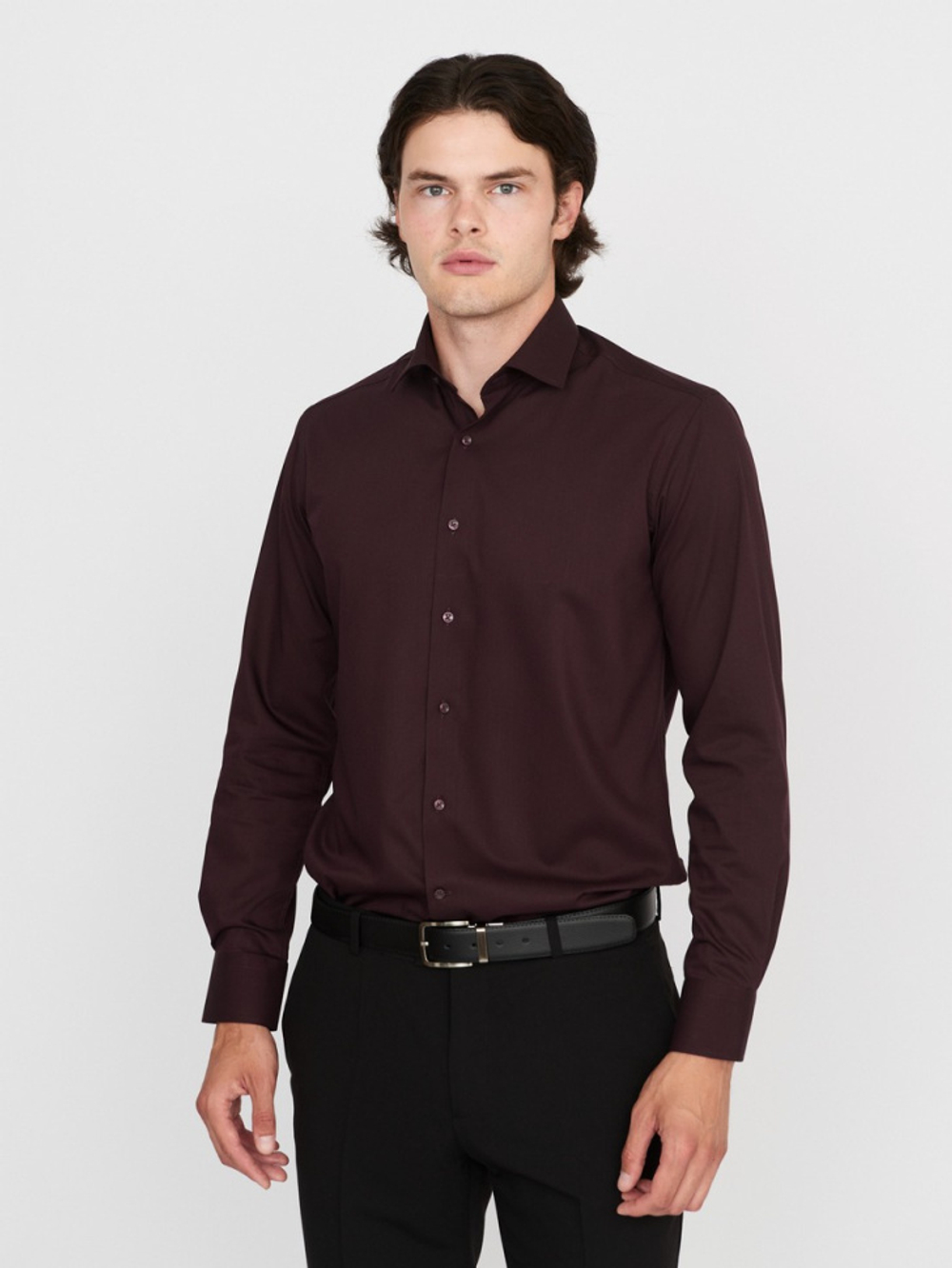 Сорочка GROSTYLE TRENDY SS018173 (UF91) "Бургунди"