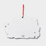 Декоративное светящиеся украшение - подвеска «Счастливого Хэллоуина», 25×20.5 см