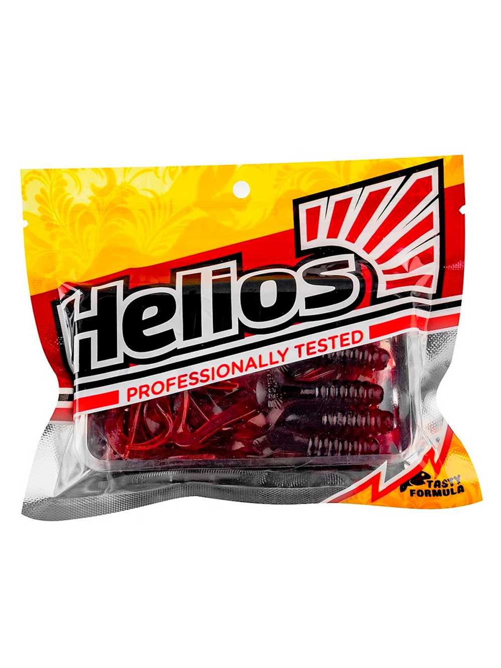 Твистер Helios Credo Four Tail 3,35"/8,5 см Cola 10шт. (HS-20-045)