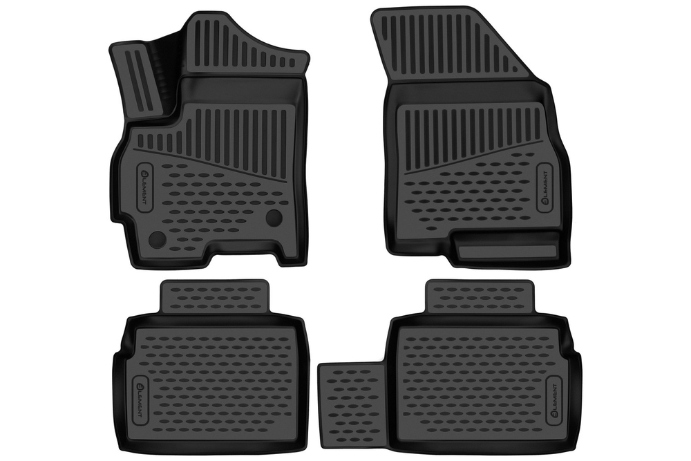 Коврики в салон для EXEED LX 2022 - , Внедорожник, 4шт. (полиуретан) ELEMENT3DAN0283210K