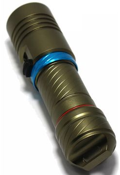 Фонарь подводный универсальный N01 CREE XM-L L2 1200 lm теплый свет зеленый