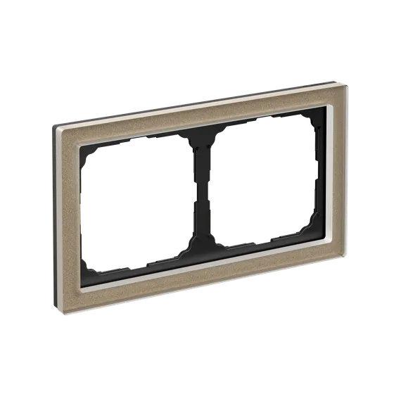 Рамка 2-м ArtGallery Pure органич. стекло шампань SE GAL320502