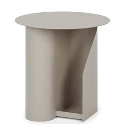 Кофейный стол Lymi диаметр 45 серый