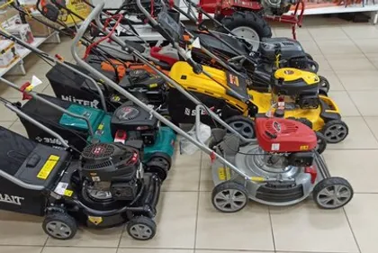 Новое поступление газонокосилок!