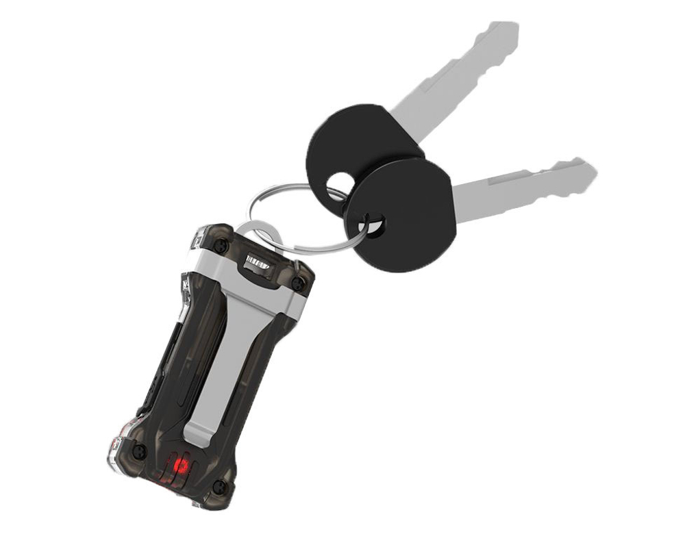 Мультифонарь светодиодный Armytek Zippy Extended Set WR Grey, 120 лм, белый и красный свет, аккум.