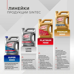 Масло моторное SINTEC  Платинум 7000  A3/B4  5W40 4+1л  промо-комплект