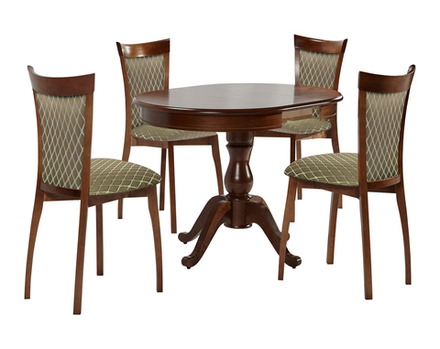 Обеденная группа Аврора Тулон темный орех (100326, 100129)