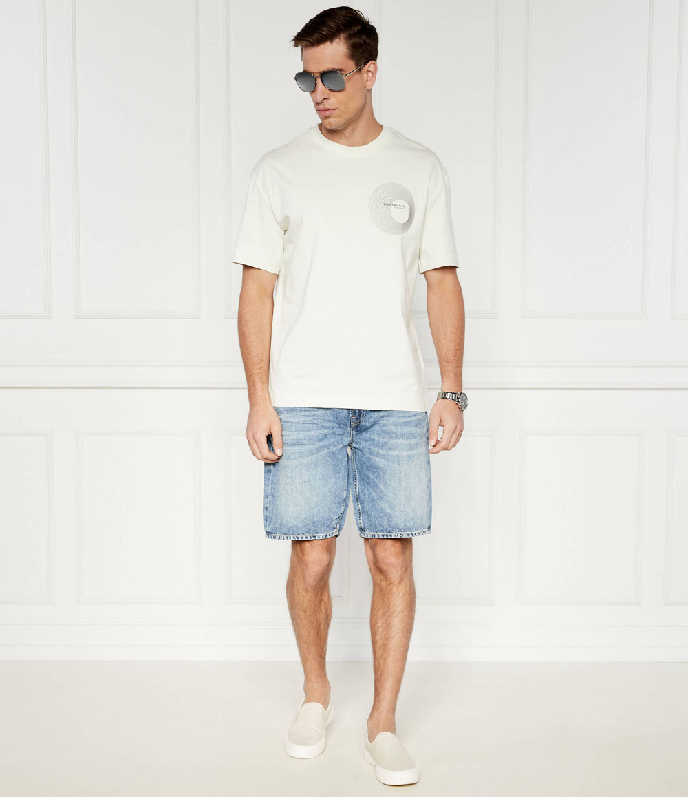 Футболка CIRCLE FREQUENCY CALVIN KLEIN JEANS - песочный(J30J325200)