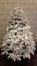 Заснеженная елка «Камчатская» (Литая+пвх) 4 м