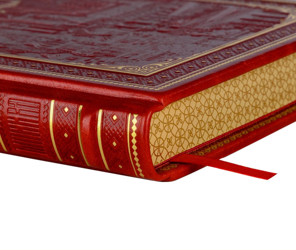 Москва. Ежедневник в кожаном переплете