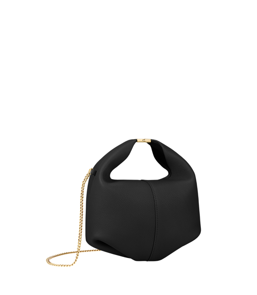 Сумка Polene Béri EDITION TEXTURED BLACK CHAIN