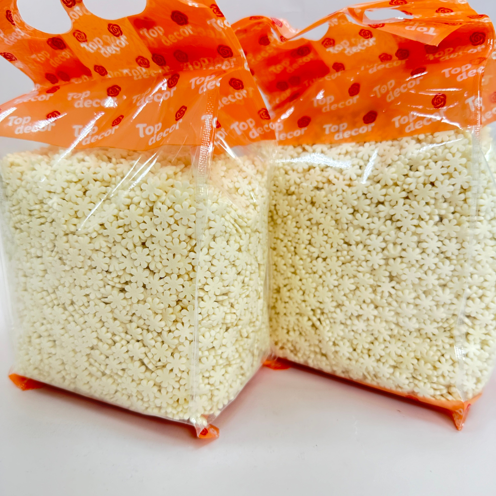 Посыпка кондитерская «Снежинки» (белый, 750 гр)