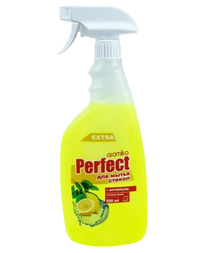 Жидкость для мытья стёкол и зеркал «Perfect Aromika» Сочный лимон 500 мл
