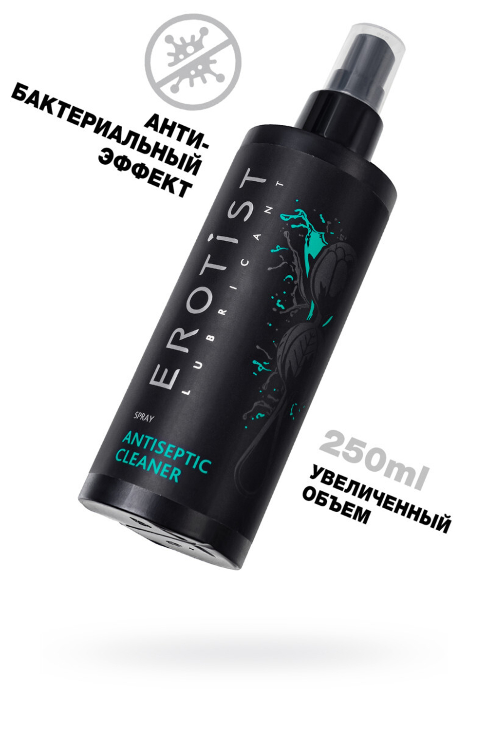 АНТИБАКТЕРИАЛЬНОЕ СРЕДСТВО EROTIST TOY CLEANER, ДЛЯ ОБРАБОТКИ ИГРУШЕК, 250 МЛ