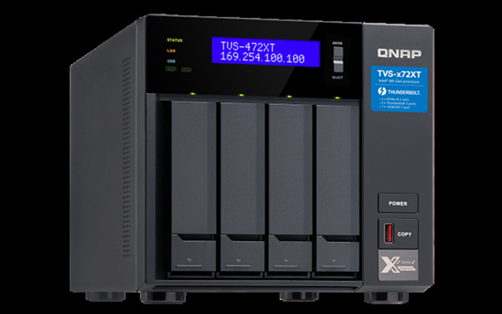 Сетевой накопитель QNAP  TVS-472XT-PT-4G