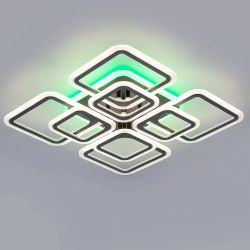 Citilux Марсель Смарт CL232A185E RGB Умная люстра Чёрная