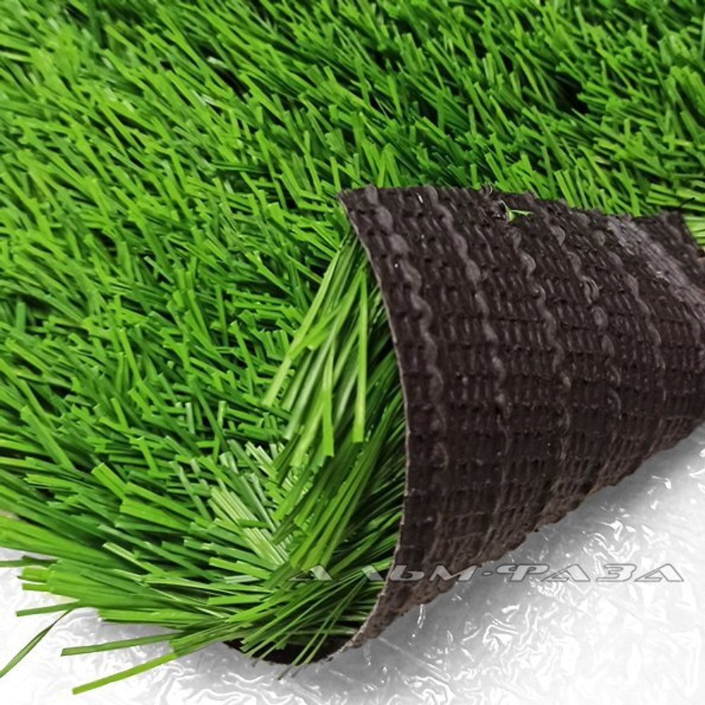 Трава искусственная "Атланта" 40 мм Dtex 12000, ширина 4м, рулон 25м, 100 кв.м