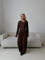 Трикотажный костюм Spring шоколад