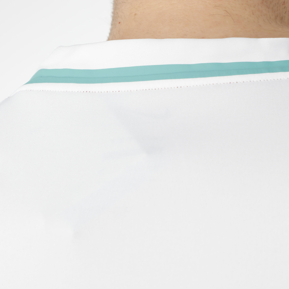 Мужское теннисное поло Nike Court Dry Slam T-Shirt Men - White, Orange