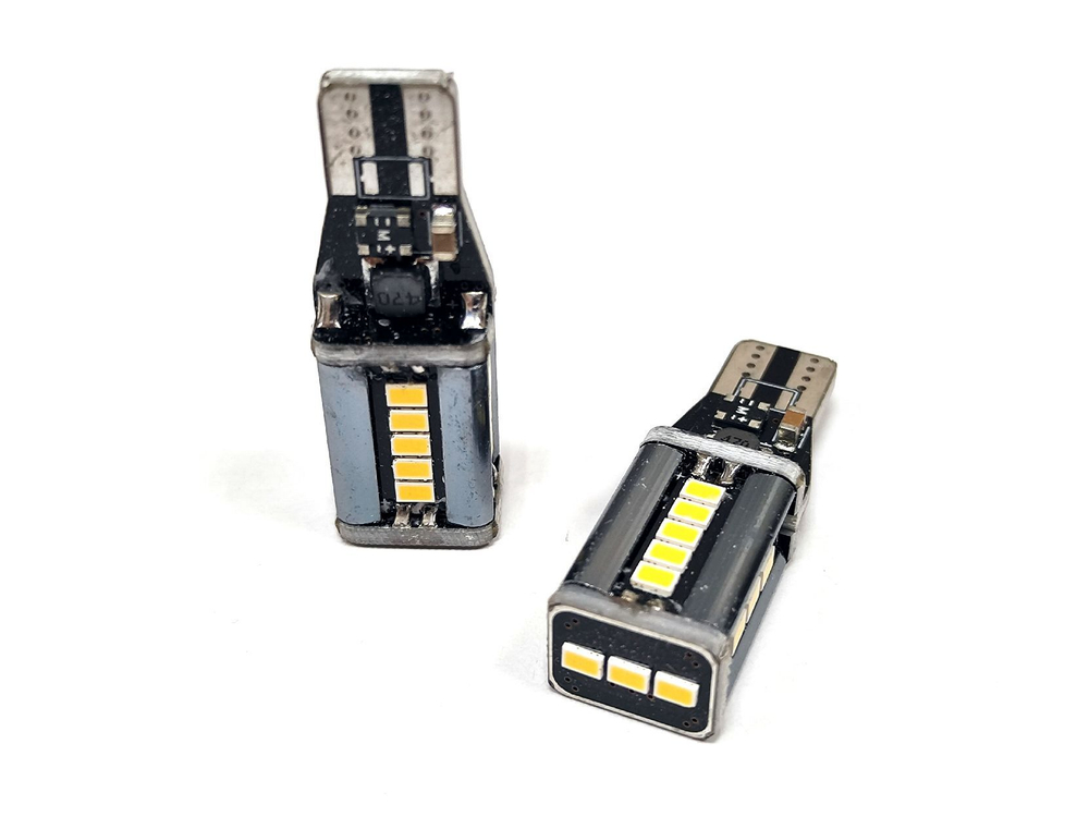 Светодиодная лампа W16W T15 19SMD 9-30V 4.5W CanBus, 1шт