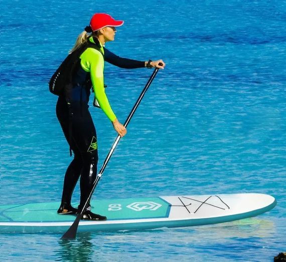 Надувная SUP-доска JS Board GQ Blue GQ290 290х76х10 см полный комплект