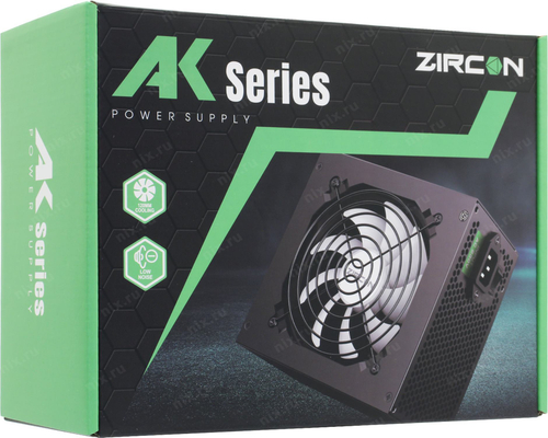 Блок питания ZIRCON <AK-600>  600W  ATX (24+2х4+2x6/8пин)